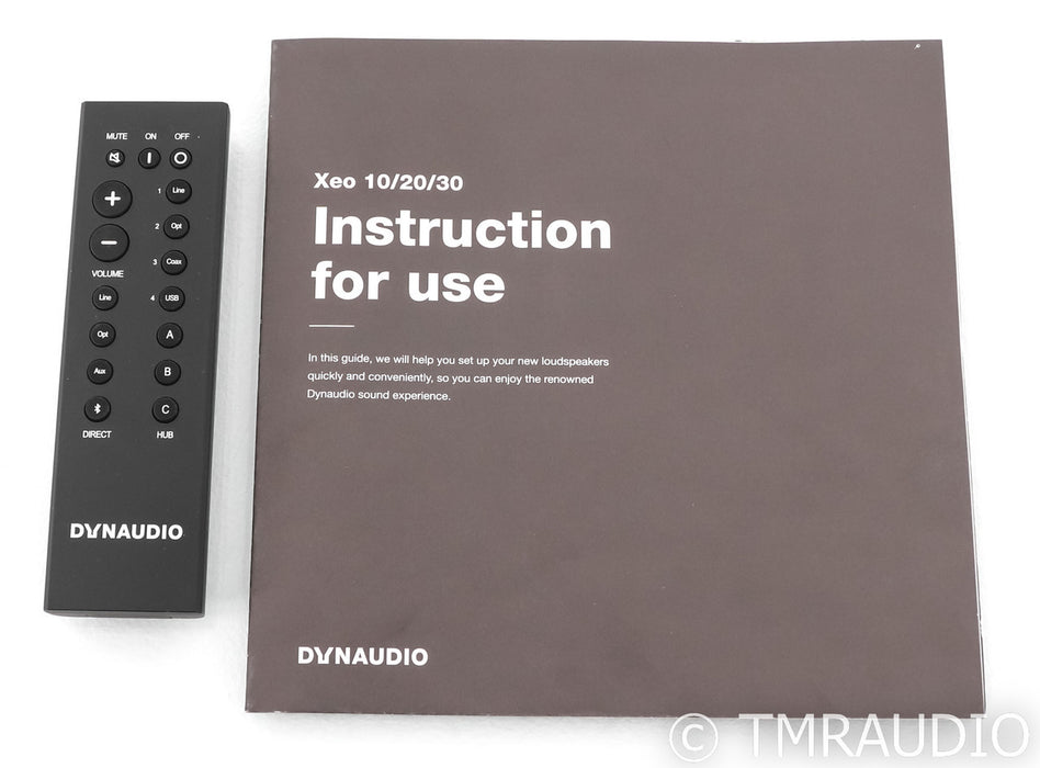 Dynaudio Xeo 20 Wireless Bookshelf Speakers; Black Pair; Bluetooth; Remote