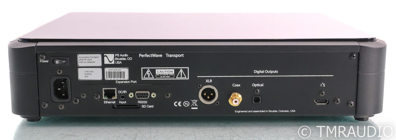 PS Audio PerfectWave CD Transport; PWT; Black; Remote (Used) (1/5)