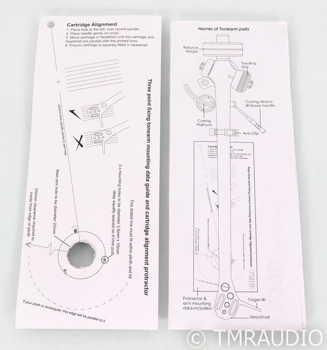 Rega RB330 Tonearm; RB-330; 236.5mm