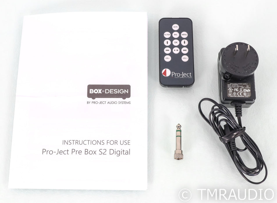 Pro-Ject Audio Pre Box S2 DAC; D/A Converter; Remote; Silver