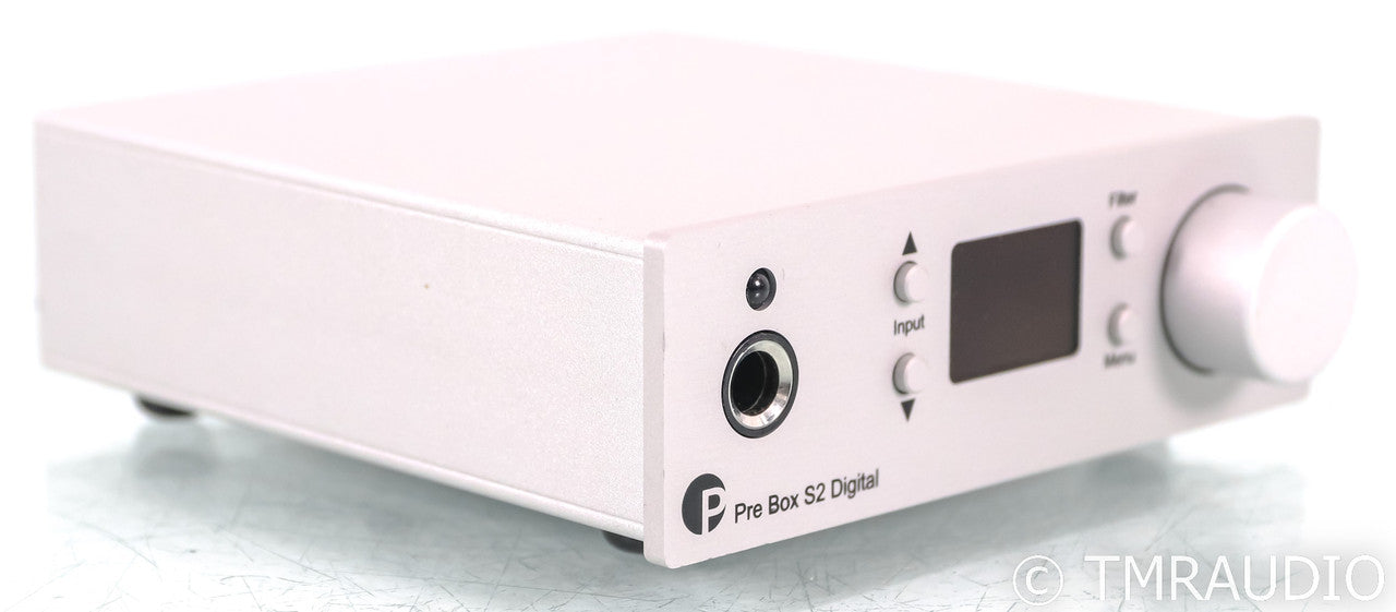 Pro-Ject Audio Pre Box S2 DAC; D/A Converter; Remote; Silver