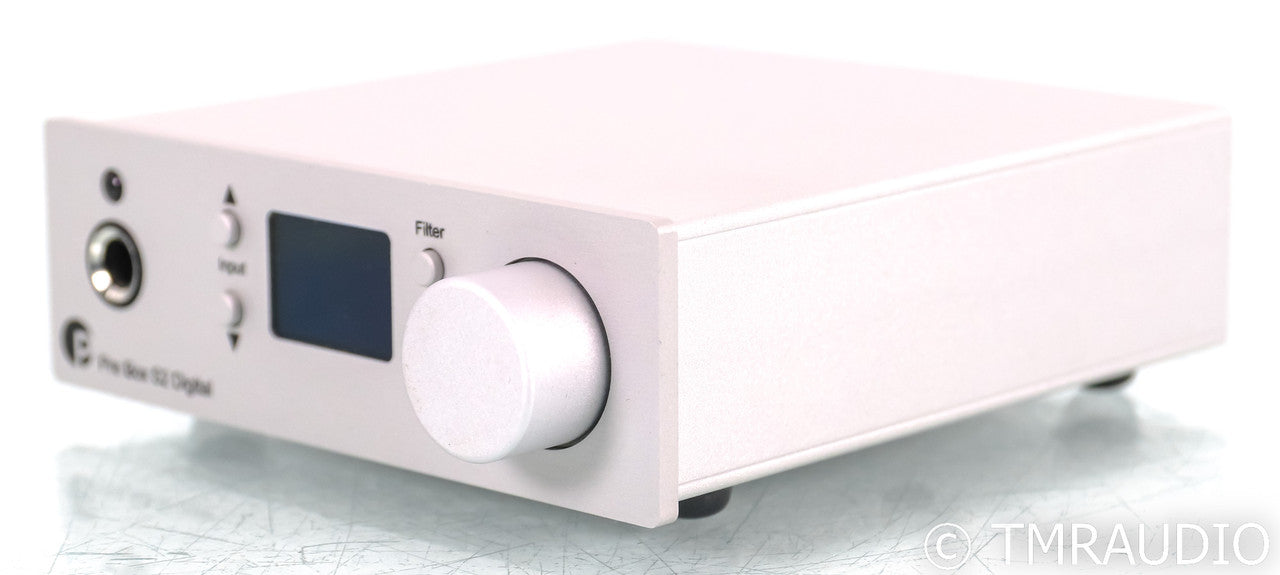 Pro-Ject Audio Pre Box S2 DAC; D/A Converter; Remote; Silver