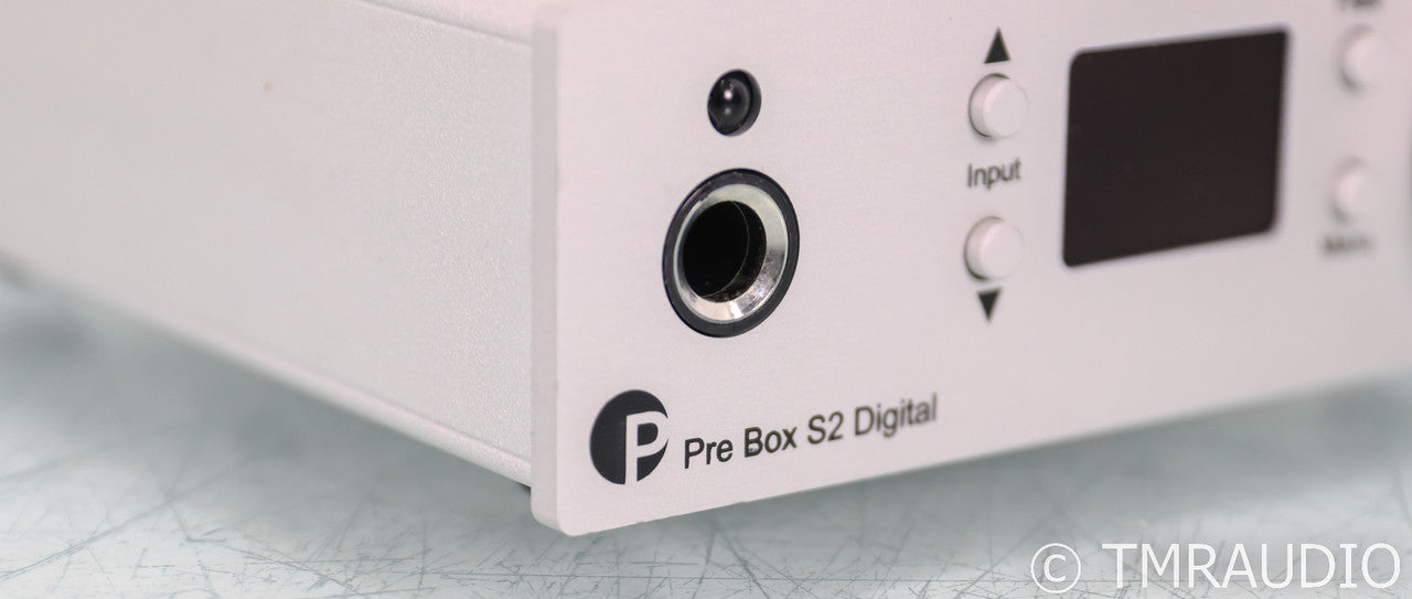 Pro-Ject Audio Pre Box S2 DAC; D/A Converter; Remote; Silver