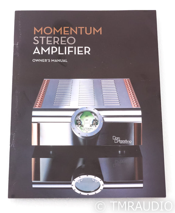Dan D'Agostino Momentum S200 Stereo Power Amplifier; Silver; S-200