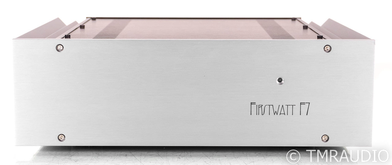 First Watt F7 Stereo Power Amplifier; F-7; Silver