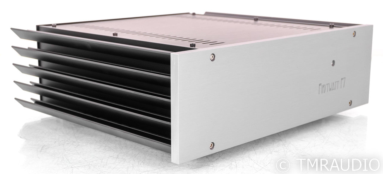 First Watt F7 Stereo Power Amplifier; F-7; Silver