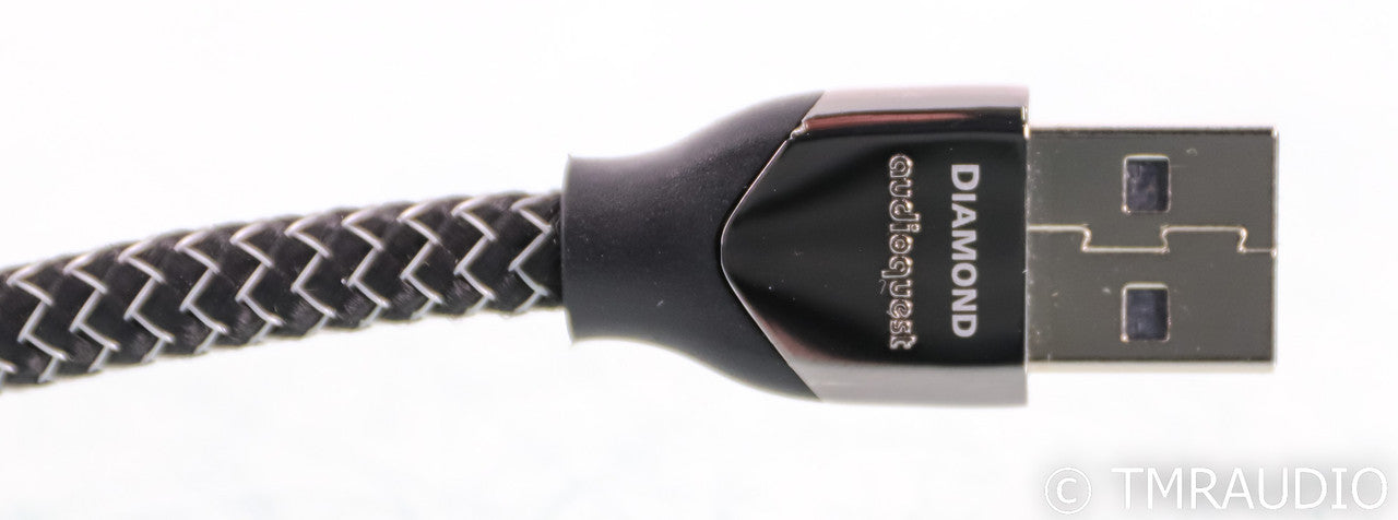 AudioQuest Diamond USB Cable; 2.5ft Digtial Interconnect; A to B; 72v DBS