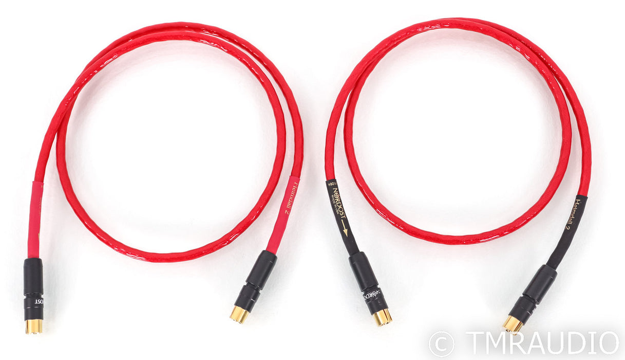 Nordost Heimdall 2 RCA Cables; 1m Pair Interconnects