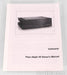 Pass Labs Aleph 30 Stereo Power Amplifier; Black
