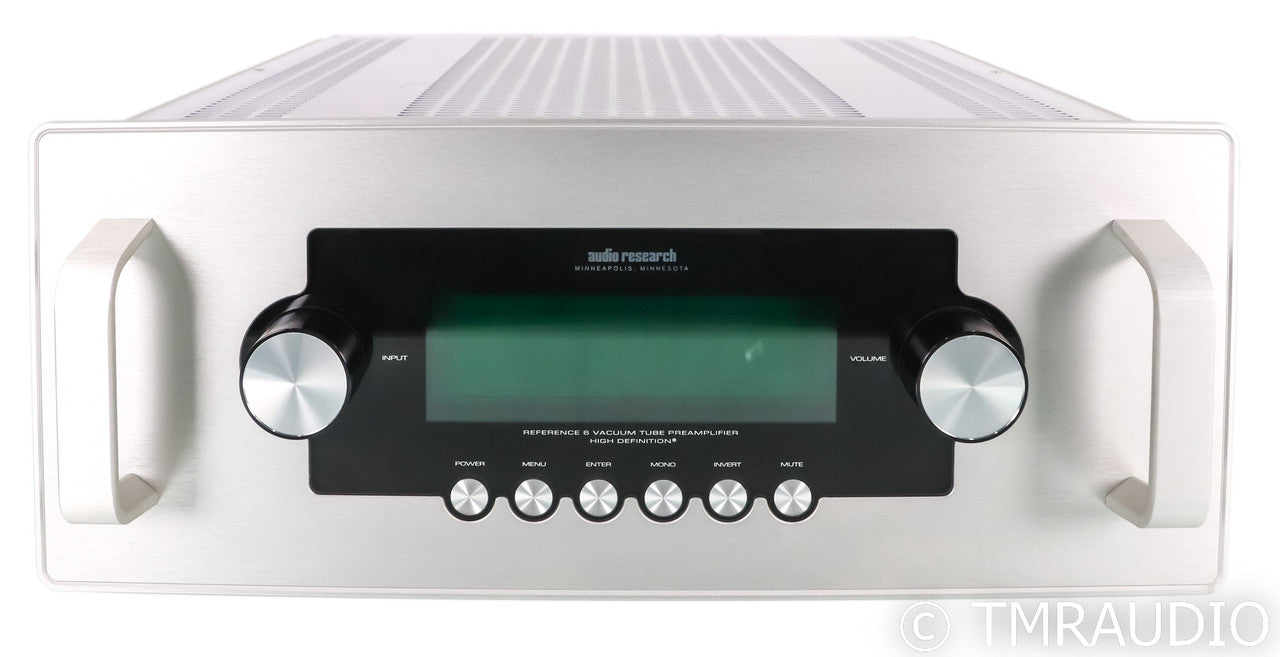 Audio Research 6SE Stereo Tube Preamplifier; Remote; Silver; Reference 6 SE