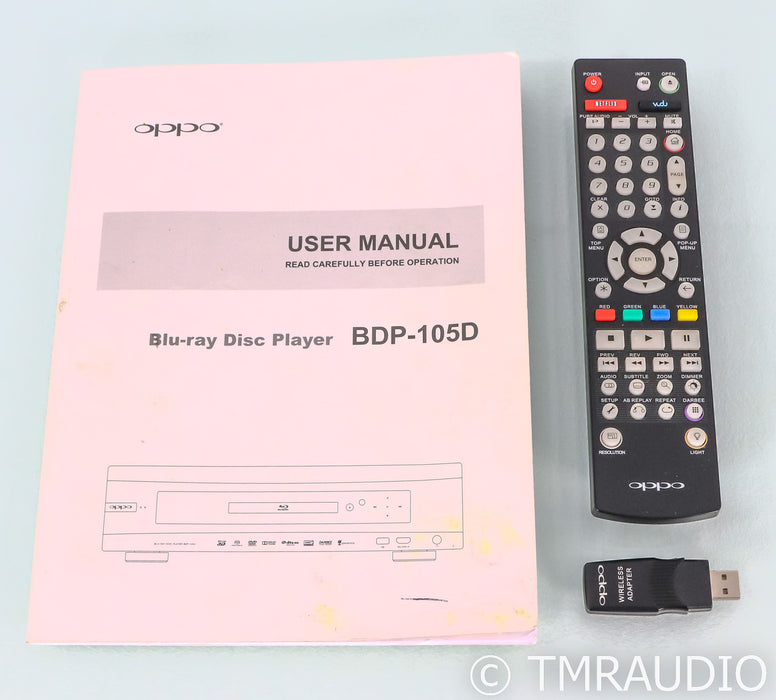 Oppo BDP-105D Universal Blu-Ray Player; BDP105D; Remote; Darbee Edition