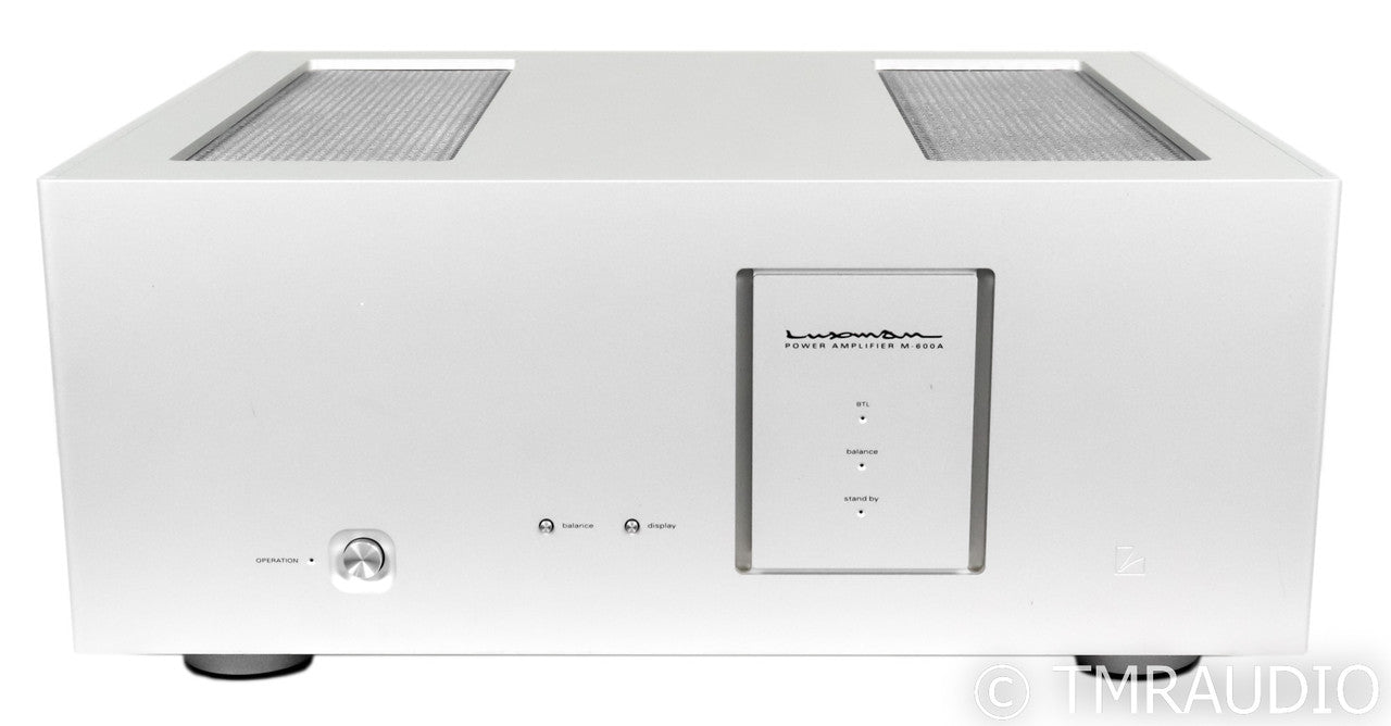 Luxman M-600A Stereo Power Amplifier; M600A