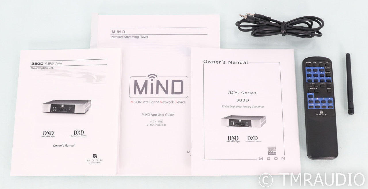SimAudio Moon Neo 380D DSD Wireless DAC; D/A Converter; Remote