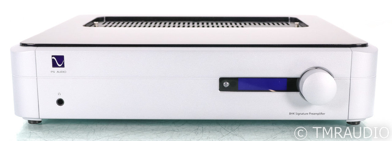 PS Audio BHK Signature Stereo Tube Preamplifier; Remote; Silver (Used)