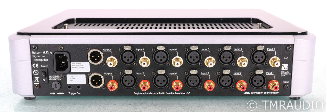 PS Audio BHK Signature Stereo Tube Preamplifier; Remote; Silver (Used)