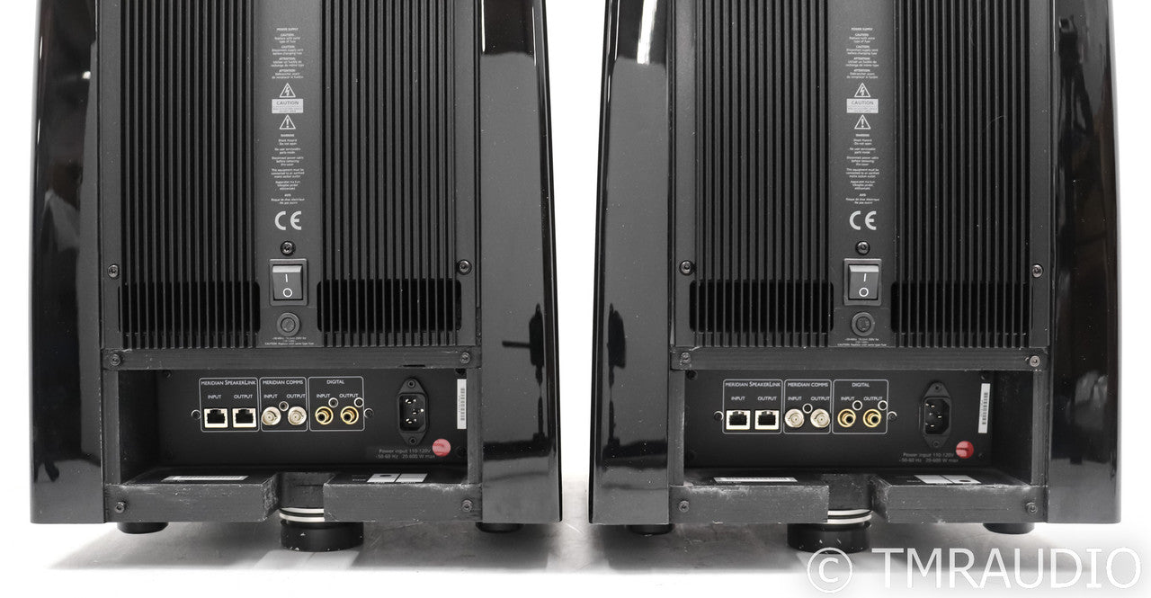Meridian DSP7200 Powered Digital Floorstanding Speakers; DSP-7200; Black Pair
