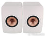 KEF LS50 Meta Bookshelf Speakers; White Pair; LS-50