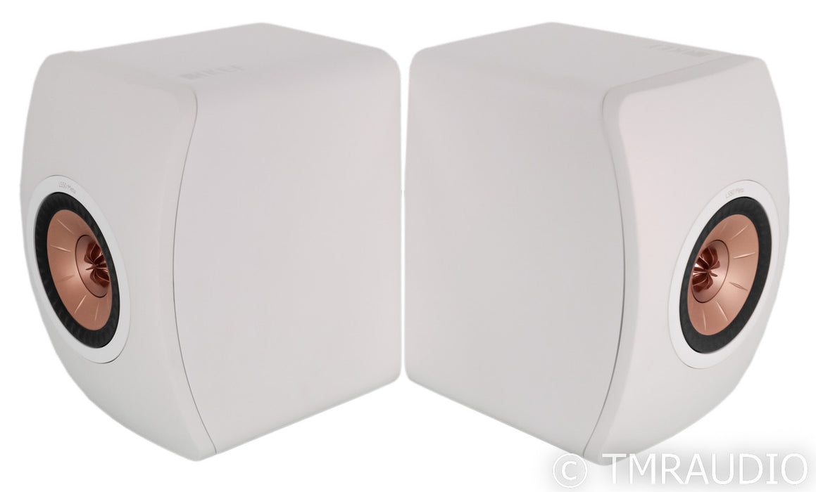 KEF LS50 Meta Bookshelf Speakers; White Pair; LS-50