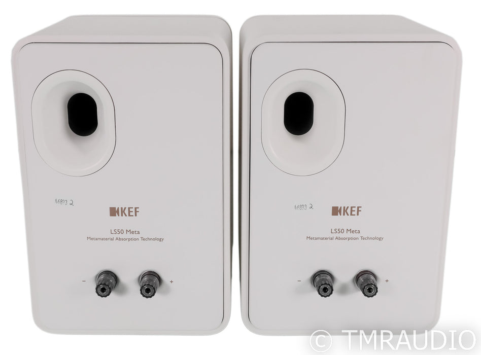 KEF LS50 Meta Bookshelf Speakers; White Pair; LS-50