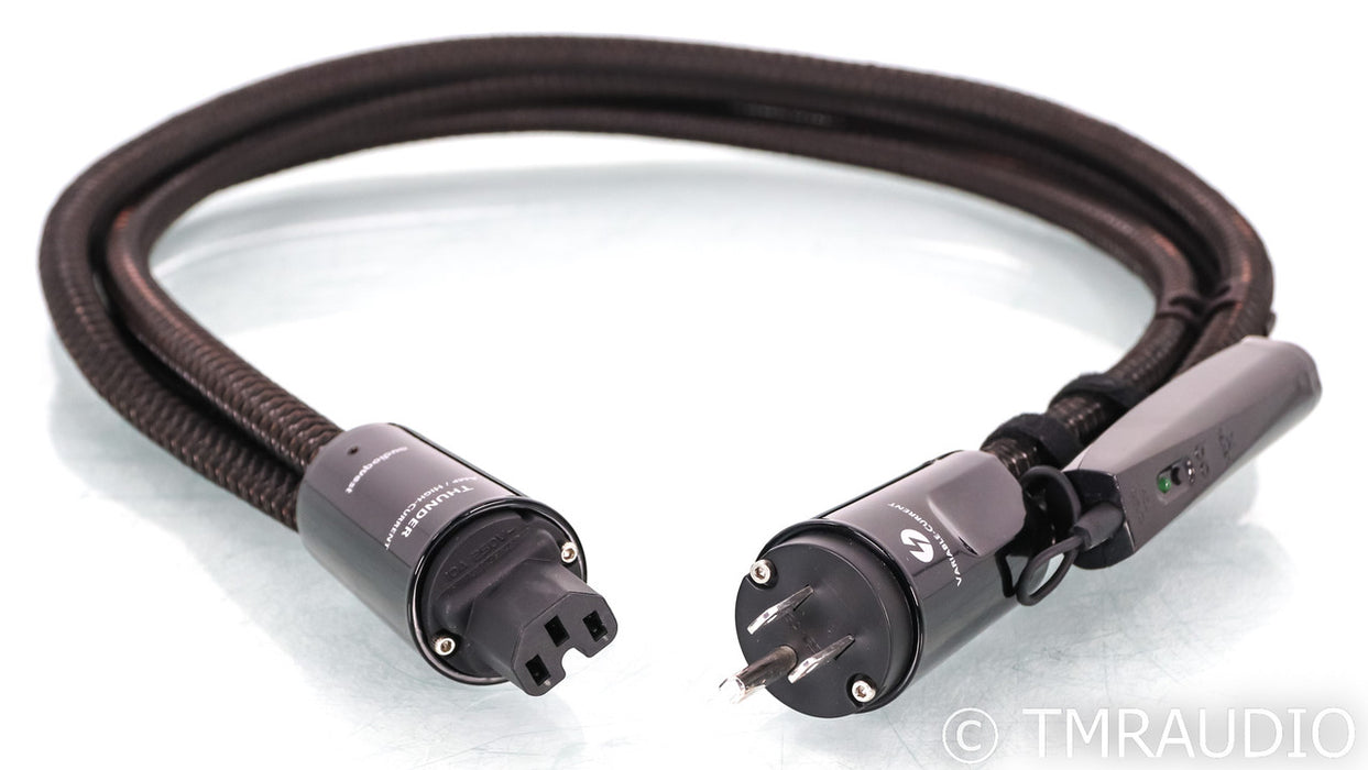 AudioQuest Thunder HC Power Cable; 1m AC Cord; High / Variable Current; 72v DBS