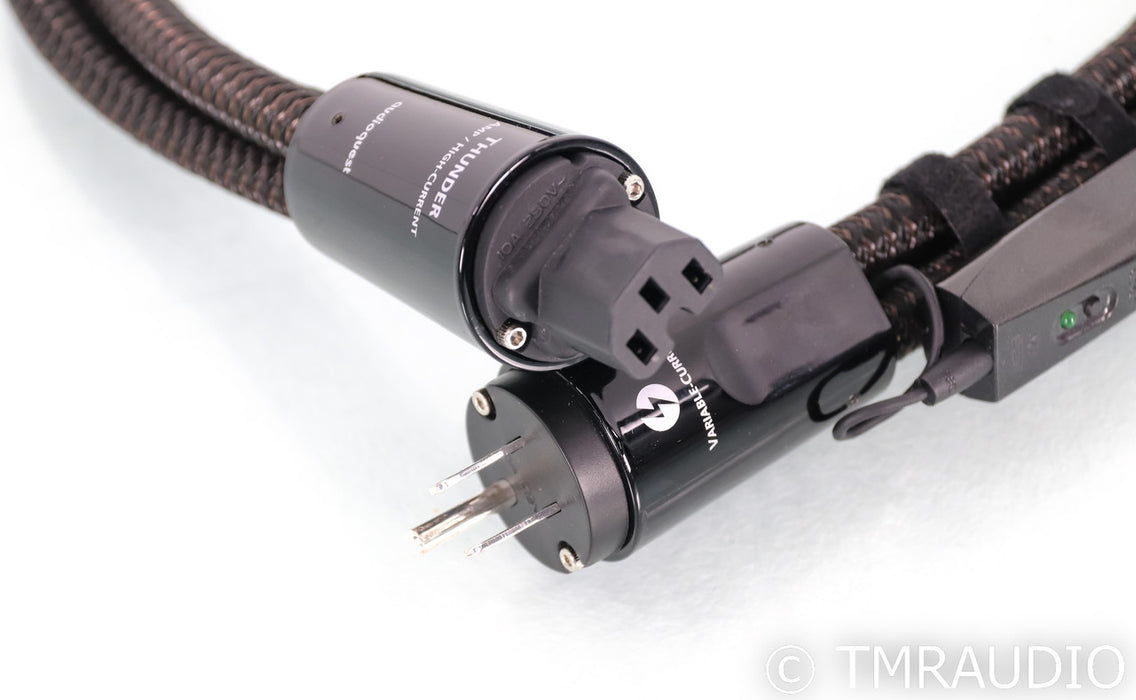 AudioQuest Thunder HC Power Cable; 1m AC Cord; High / Variable Current; 72v DBS