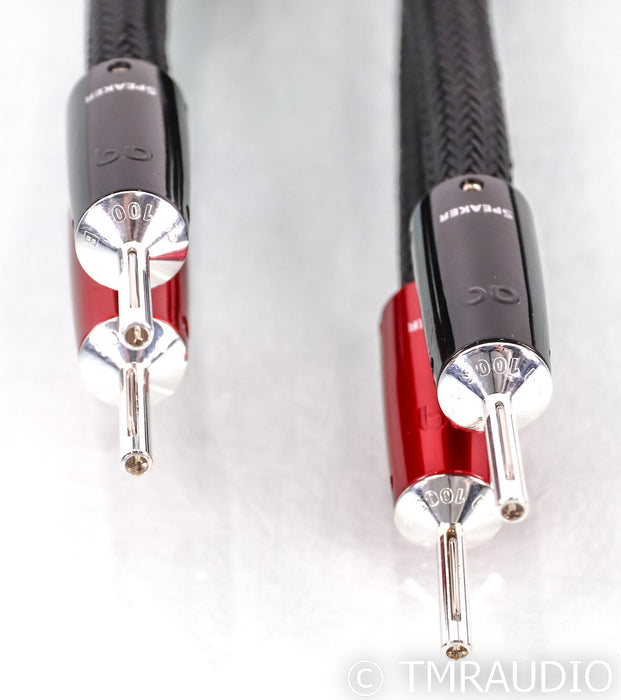 AudioQuest ThunderBird ZERO Speaker Cables; 3ft Pair; 72v DBS