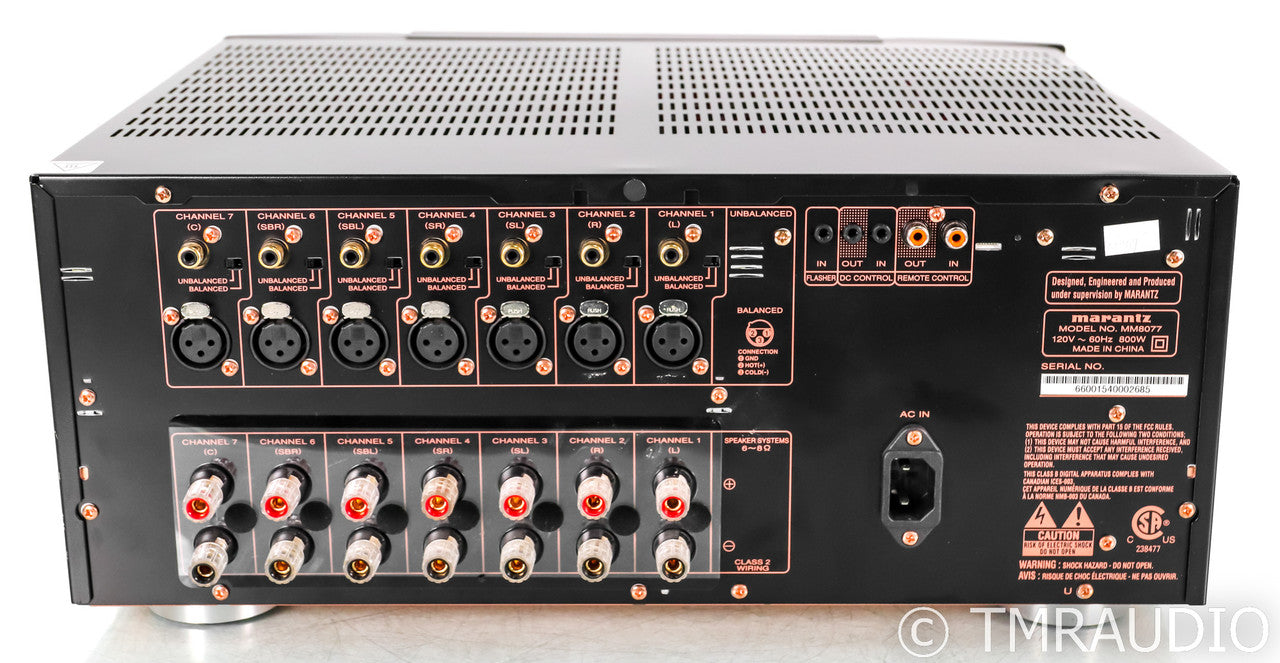 Marantz MM8077 7-Channel Power Amplifier; MM-8077