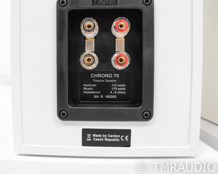Canton Chrono 70 Floorstanding Speakers; White Pair