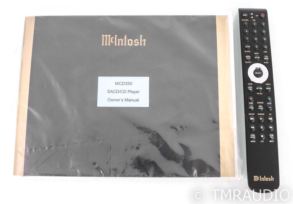 McIntosh MCD350 SACD / CD Player; MCD-350; Remote