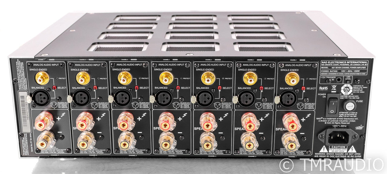 NAD M27 Seven Channel Power Amplifier; M-27