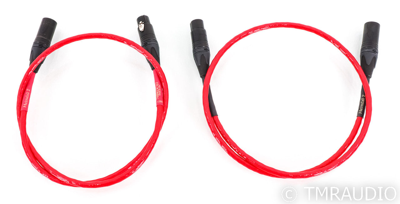 Nordost Heimdall 2 XLR Cables; 1m Pair Balanced Interconnects