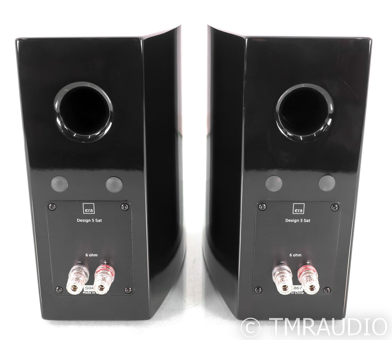 ERA Design 5 Satellite Speakers; Gloss Black Pair; D5