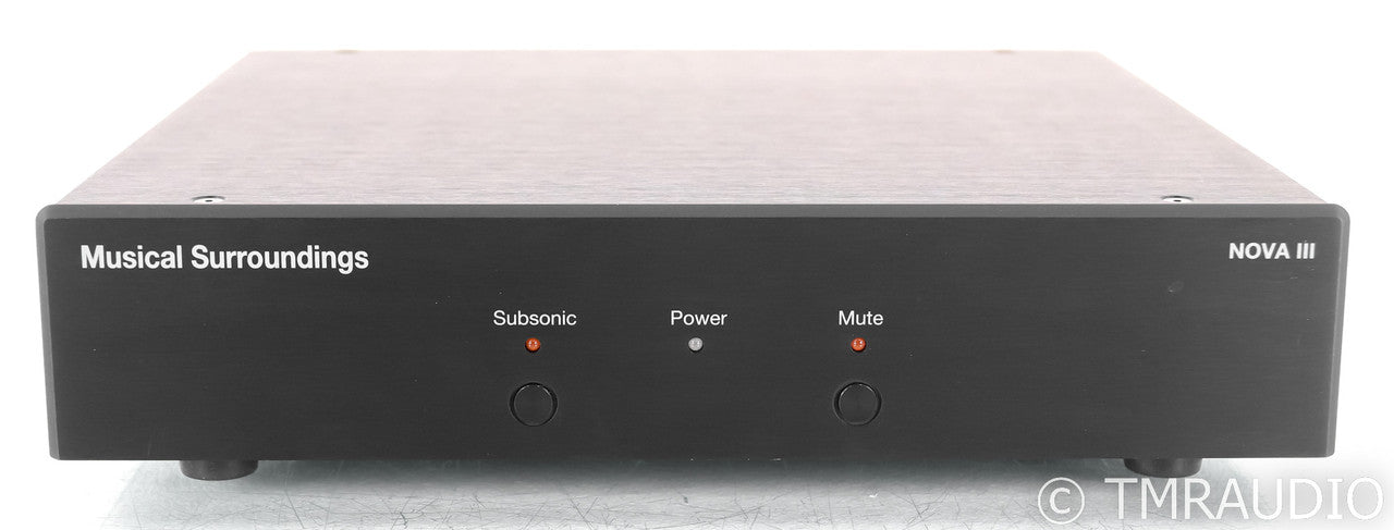 Musical Surroundings Nova III MM / MC Phono Preamplifier; Black