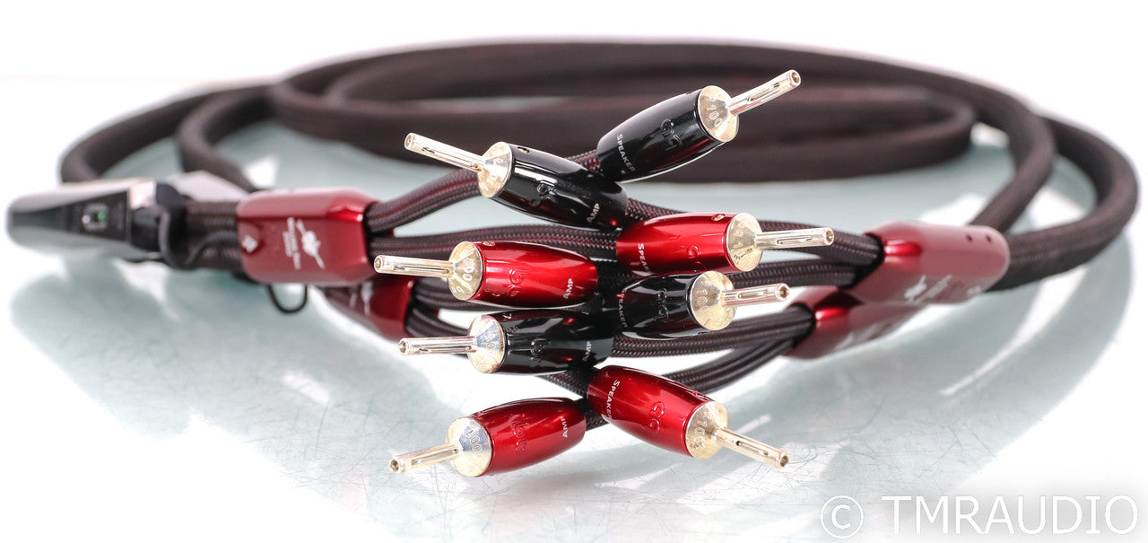 AudioQuest William Tell ZERO Speaker Cables; 10ft Pair; 72v DBS