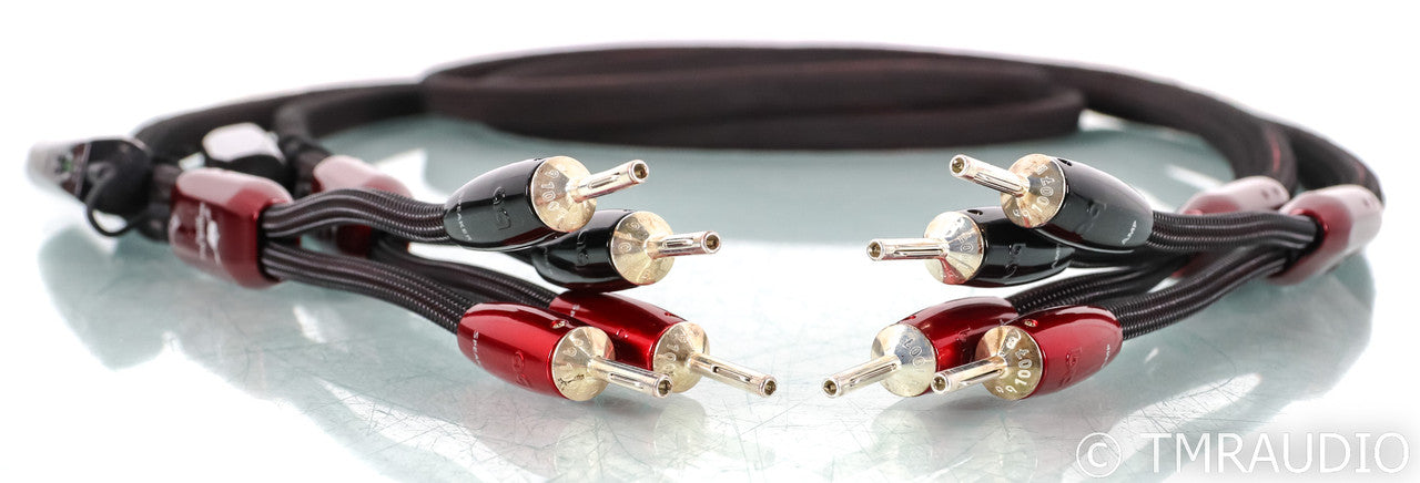 AudioQuest William Tell ZERO Speaker Cables; 10ft Pair; 72v DBS