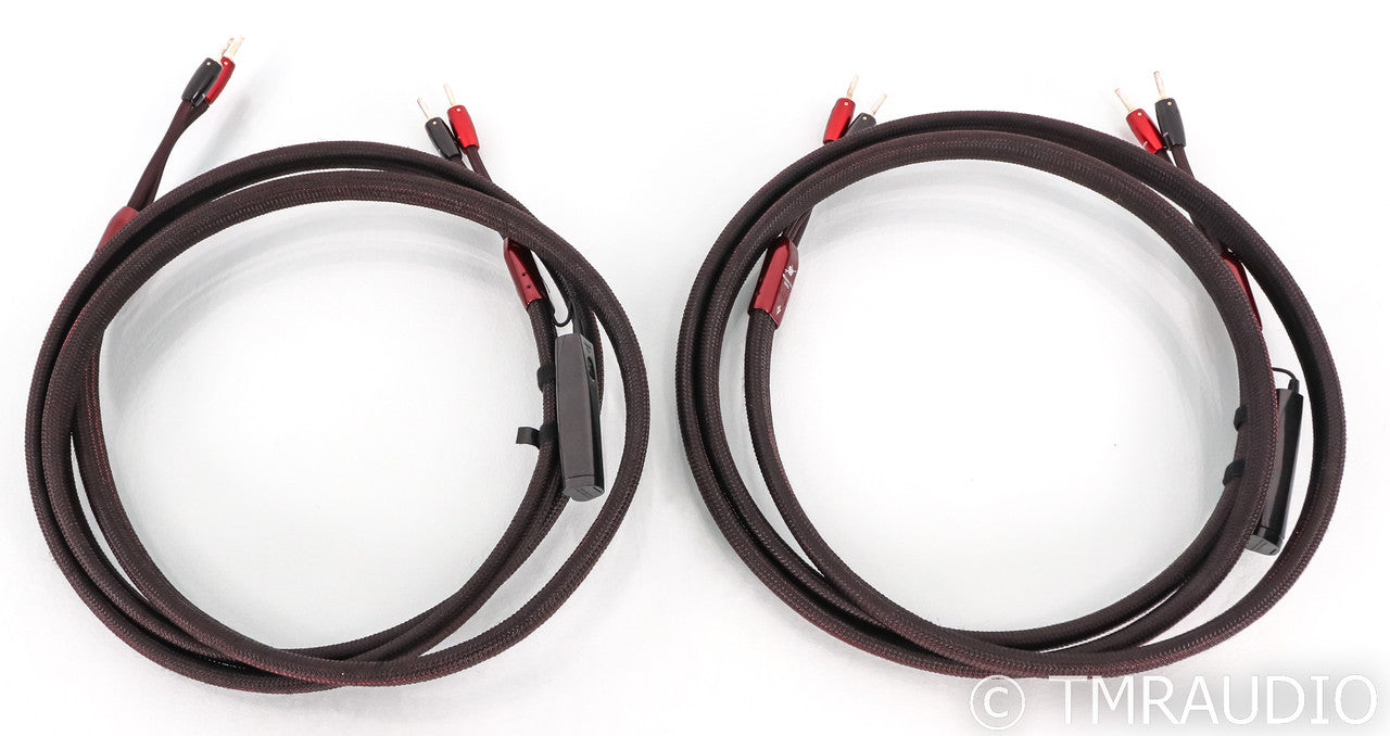 AudioQuest William Tell ZERO Speaker Cables; 10ft Pair; 72v DBS