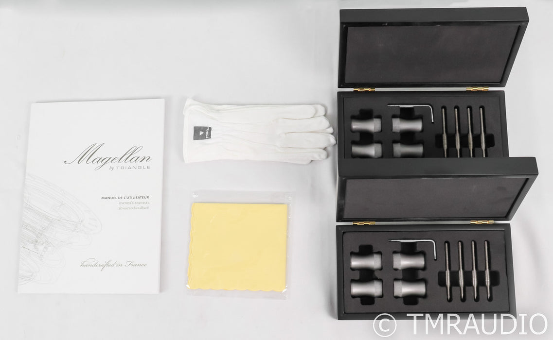 Triangle Magellan Cello Floorstanding Speakers.; Gloss Black Pair