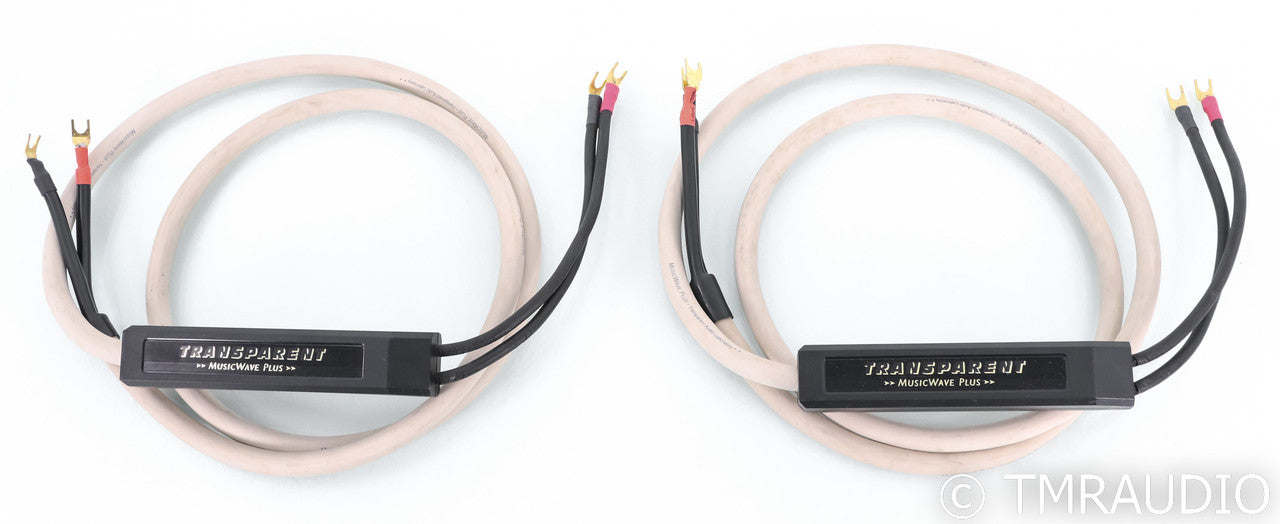 Transparent Audio MusicWave Plus Speaker Cables; 8ft Pair