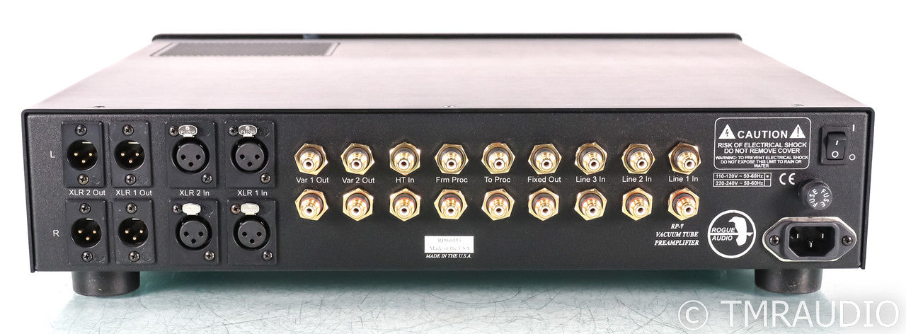 Rogue Audio RP-9 Stereo Tube Preamplifier; RP9; Remote