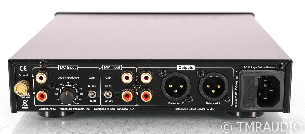 Parasound Zphono XRM MM / MC Phono Preamplifier
