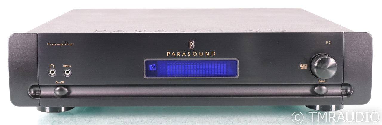 Parasound Halo P7 7.1 Channel Preamplifier; Remote; Black; P-7; MM / MC Phono