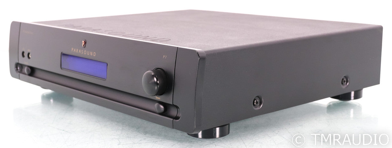 Parasound Halo P7 7.1 Channel Preamplifier; Remote; Black; P-7; MM / MC Phono