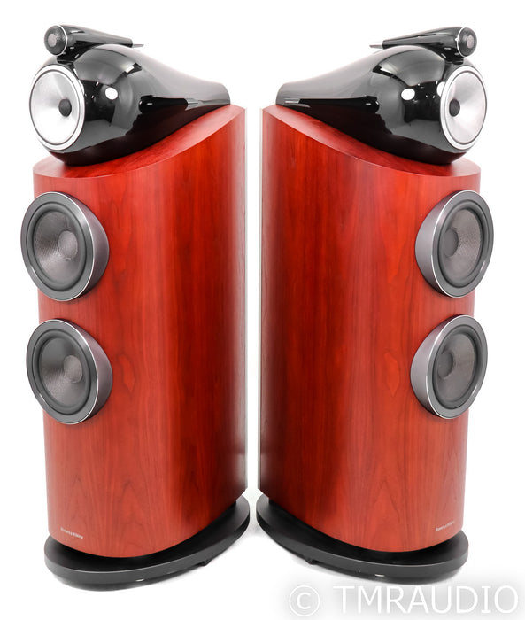 B&W 802 D3 Floorstanding Speakers; Satin Rosenut Pair