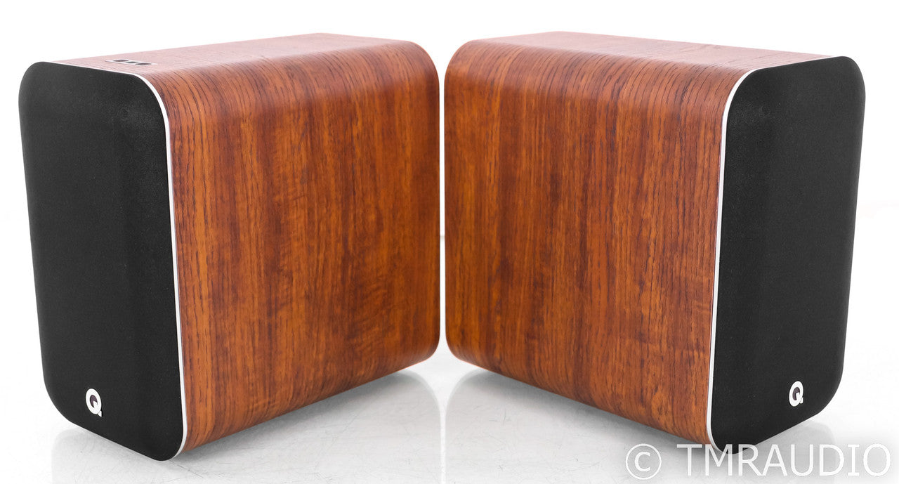 Q Acoustics M20 Powered Bookshelf Speakers; M-20; Walnut Pair; USB; Bluetooth