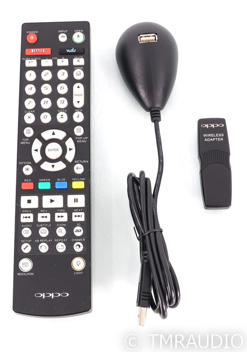 Oppo BDP-105D Universal Disc Player; Blu-Ray / DVD / CD / SACD; Remote; Black