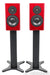 Dynaudio Special Forty Bookshelf Speakers; Red Birch High Gloss Pair w/ Stands