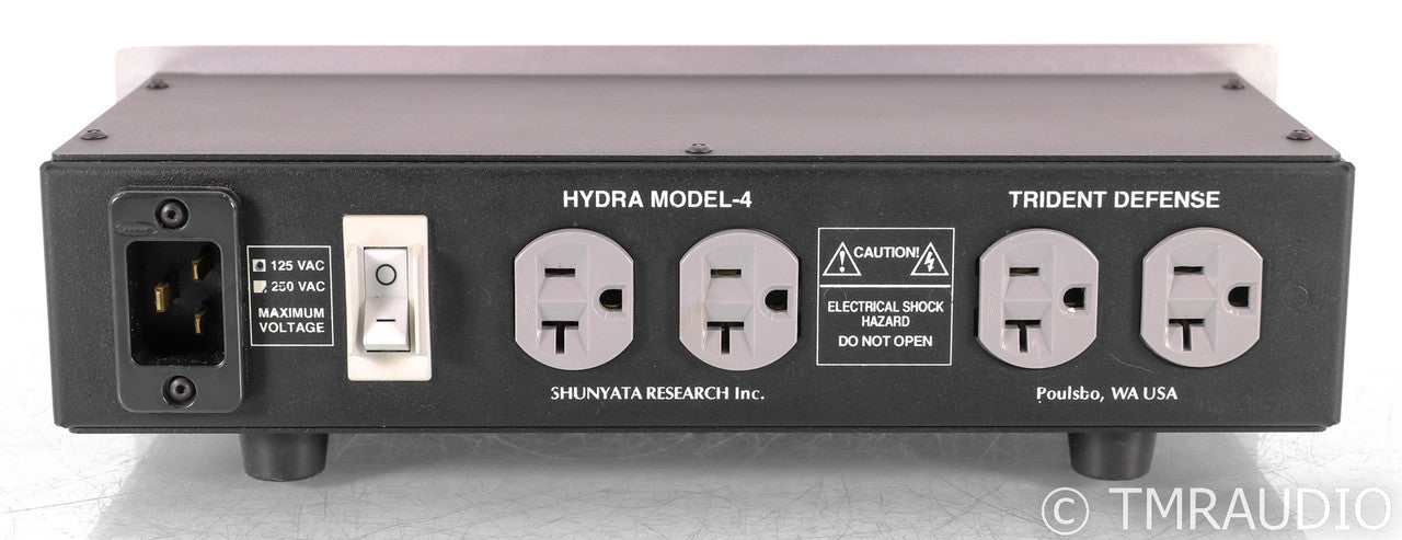 Shunyata Research Hydra-4 AC Power Line Conditioner; Trident Defense