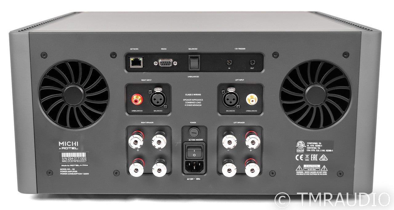 Michi S5 Stereo Power Amplifier; Remote (Open Box)