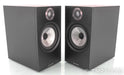 B&W 606 S2 Anniversary Edition Bookshelf Speakers; Black Pair; AQ Saturn Jumpers
