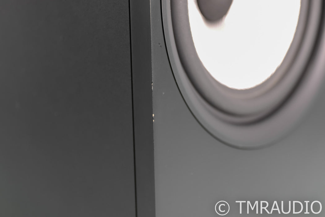 B&W 606 S2 Anniversary Edition Bookshelf Speakers; Black Pair; AQ Saturn Jumpers